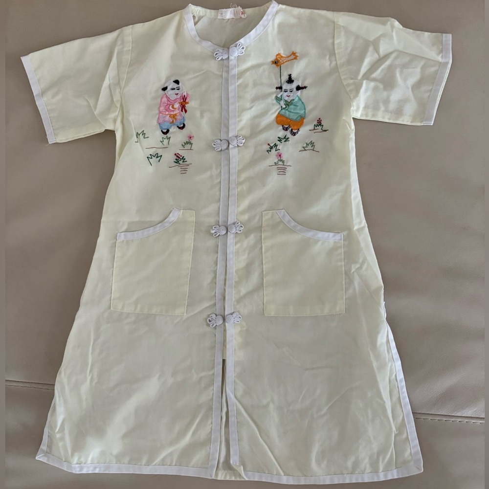 Cute Baby Yellow Chinese Tunic